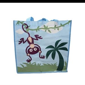 Toys R Us Reusable Tote Bag Monkey Palm Tree Kids Shopping #2175